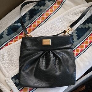 Authentic Marc‎ Jacobs Black Leather Shoulder Bag
